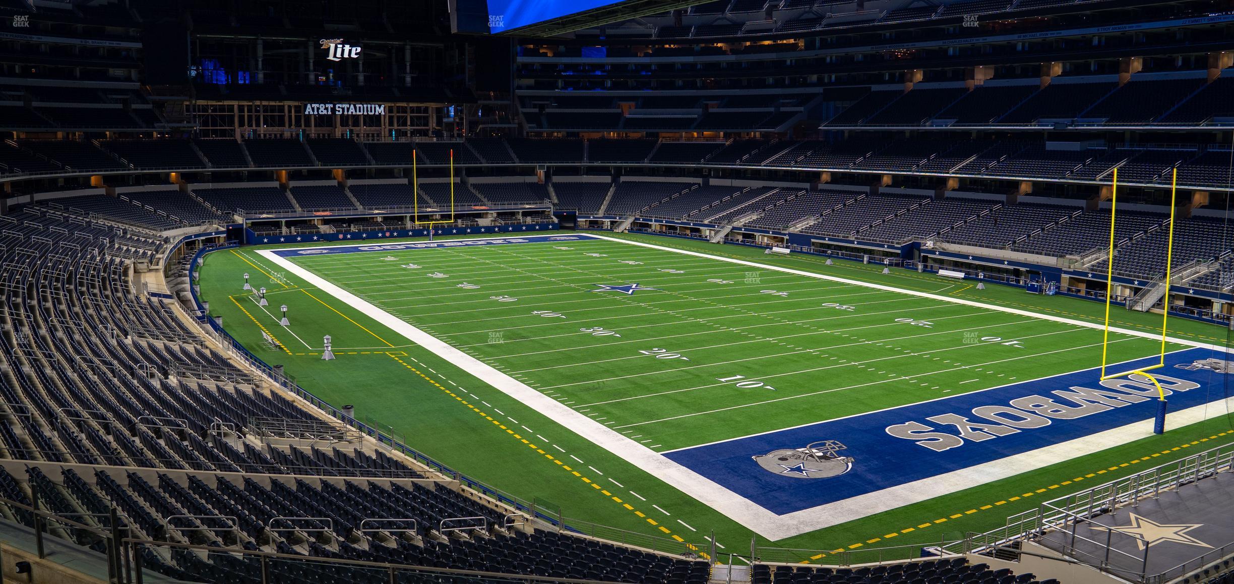 Seating view for AT&T Stadium Section 202