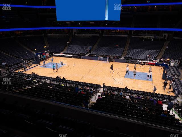 Seating view for FedExForum Section Pinnacle Club 12