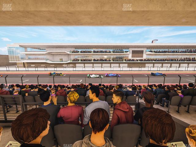 Seating view for Circuit of The Americas Section Main Grandstand Mezzanine 5 B