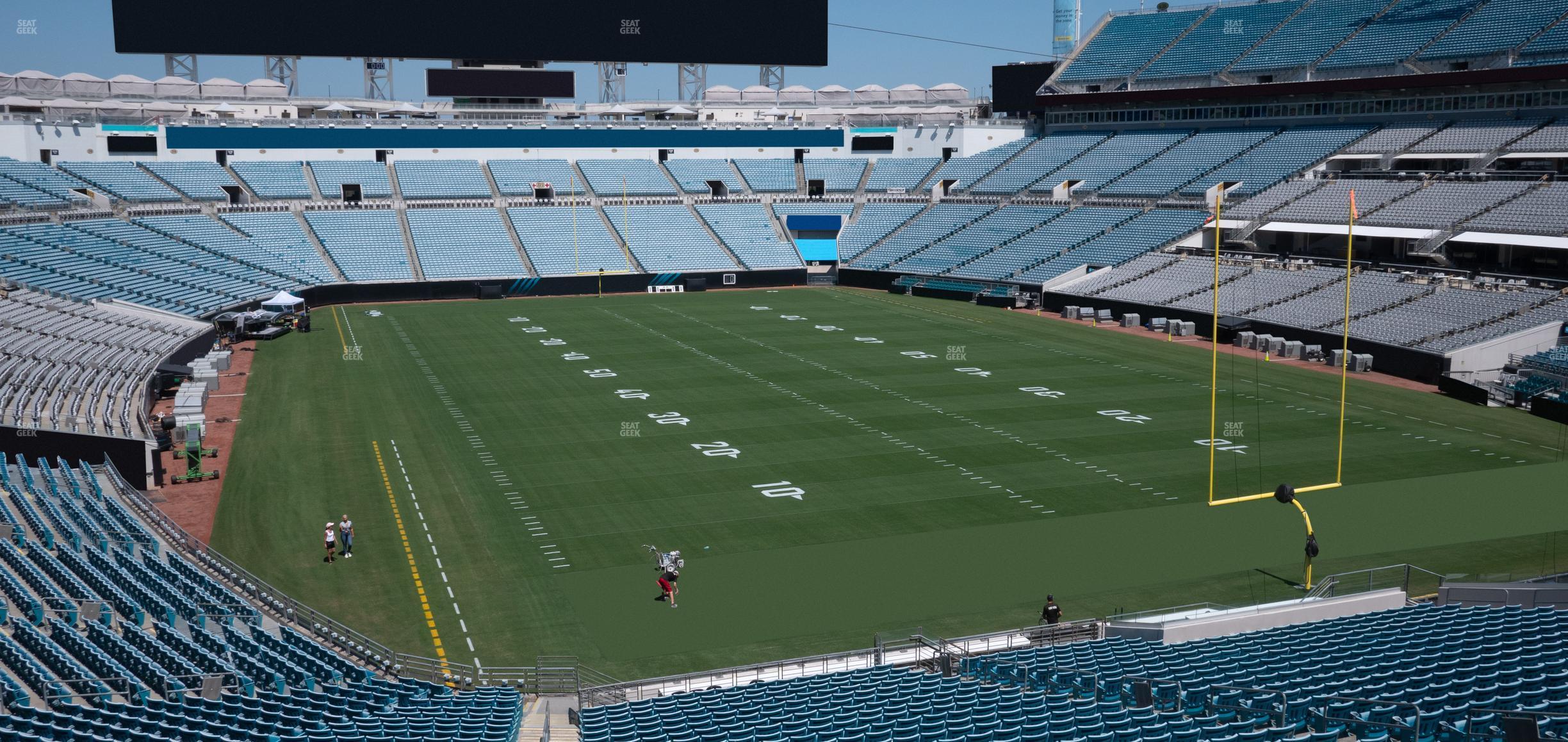 Seating view for EverBank Stadium Section Terrace Suite 7