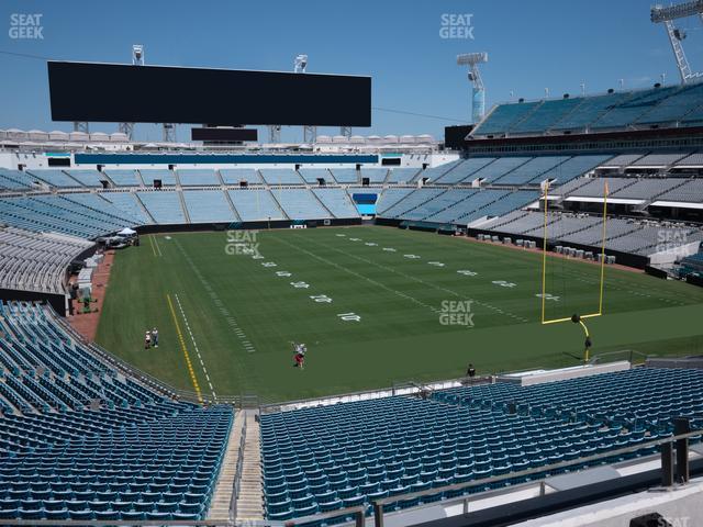 Seating view for EverBank Stadium Section Terrace Suite 7