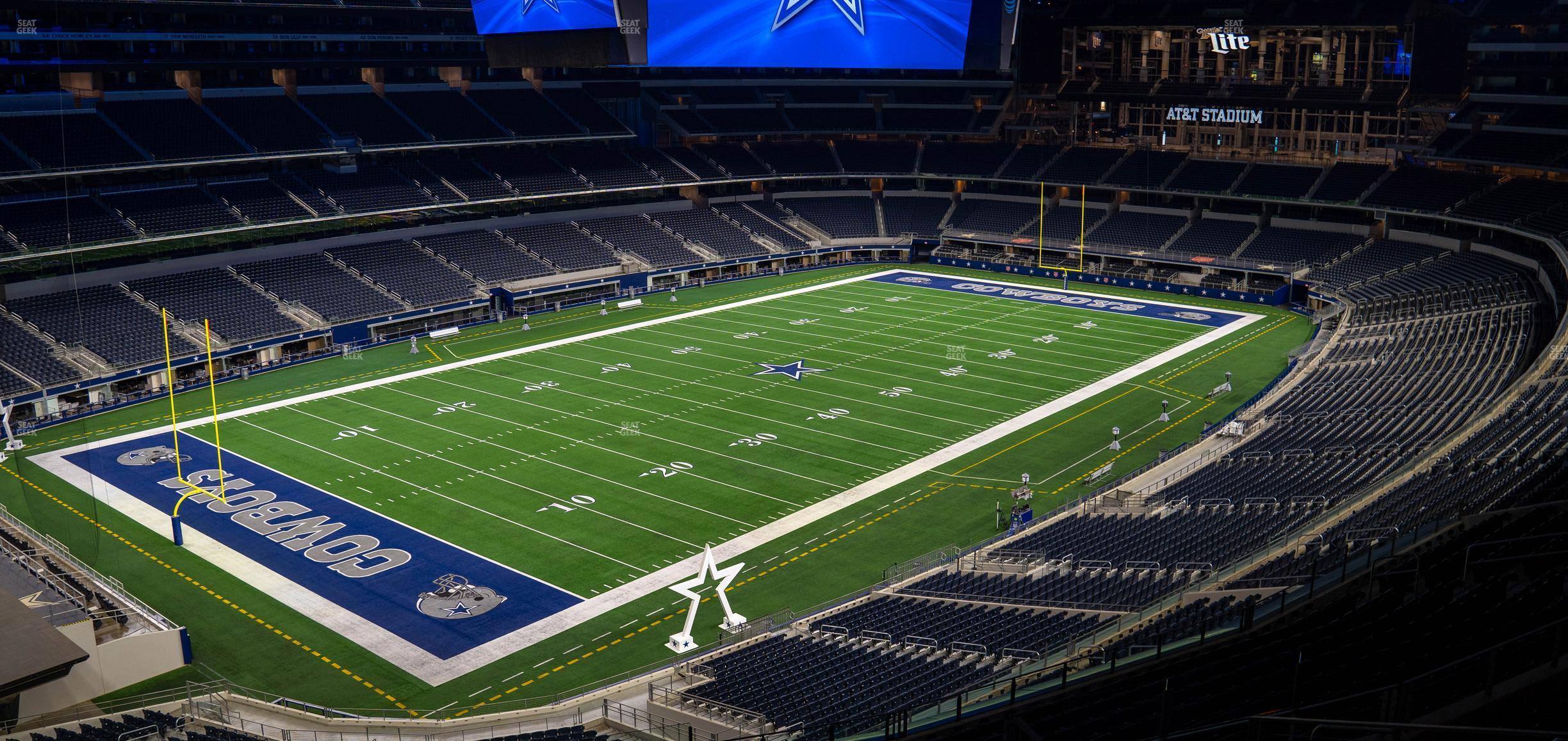 Seating view for AT&T Stadium Section Silver Suite 415