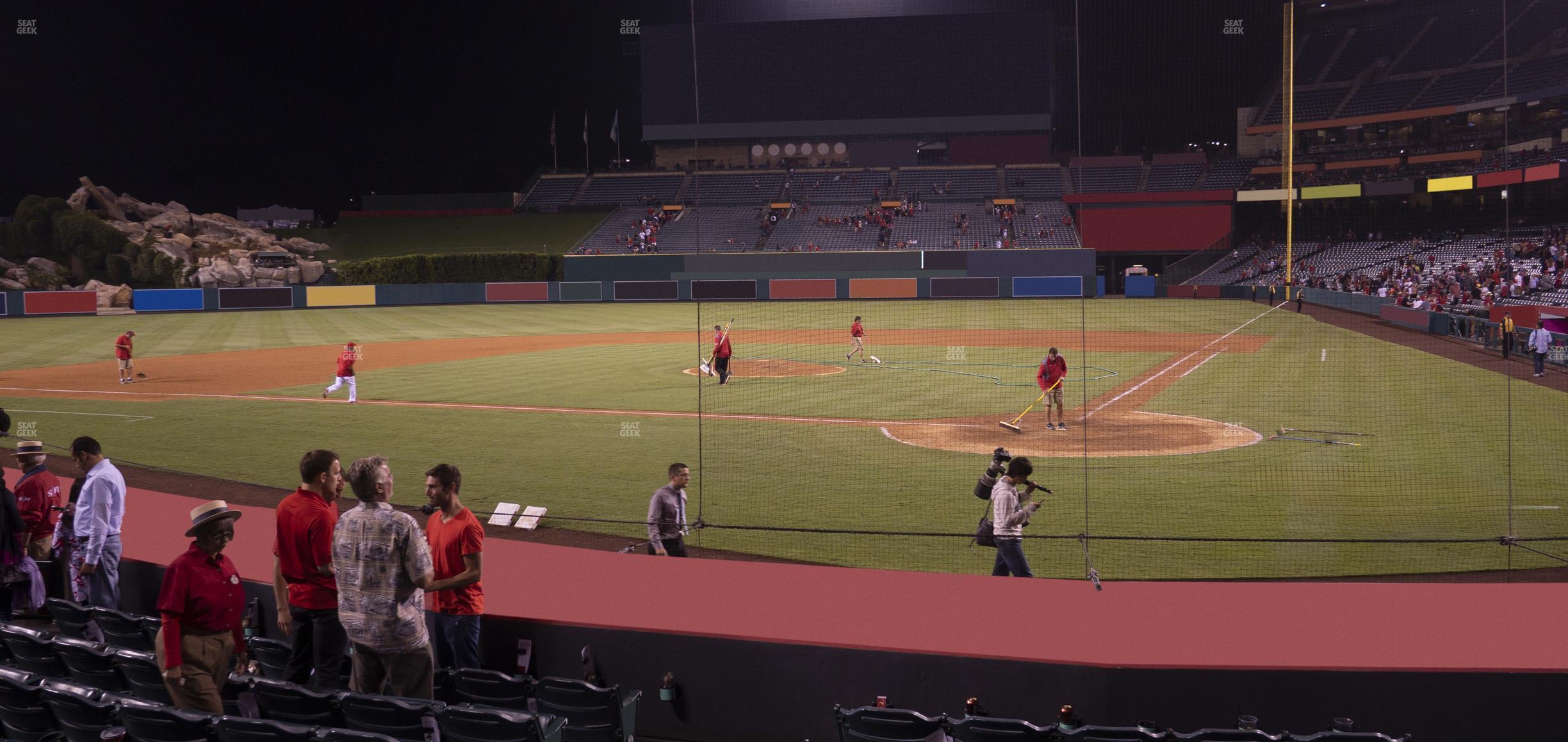 Seating view for Angel Stadium of Anaheim Section 115