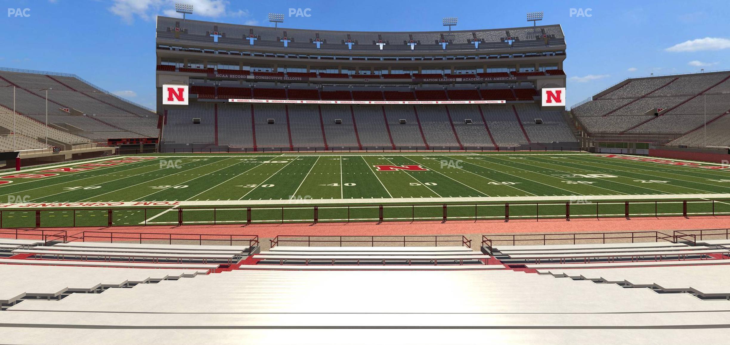 Seating view for Memorial Stadium Nebraska Section 27