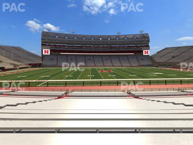 Seating view for Memorial Stadium Nebraska Section 27