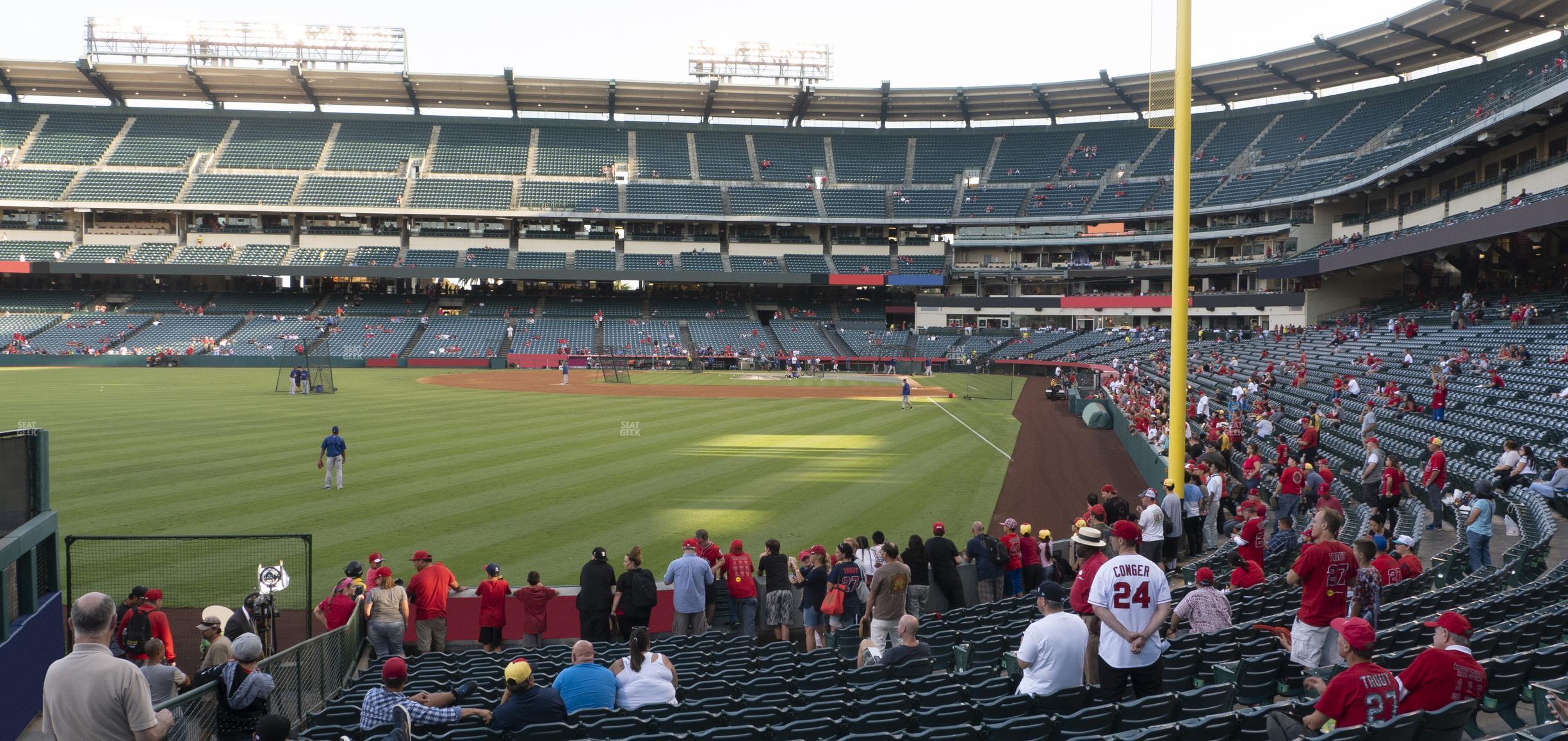 Seating view for Angel Stadium of Anaheim Section 101