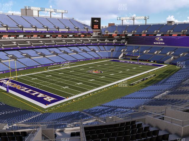 Seating view for M&T Bank Stadium Section Suite 451 A