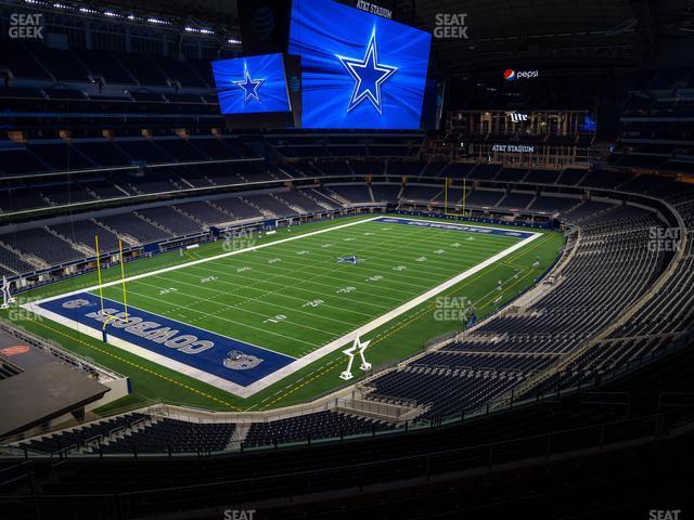 Seating view for AT&T Stadium Section Silver Suite 417