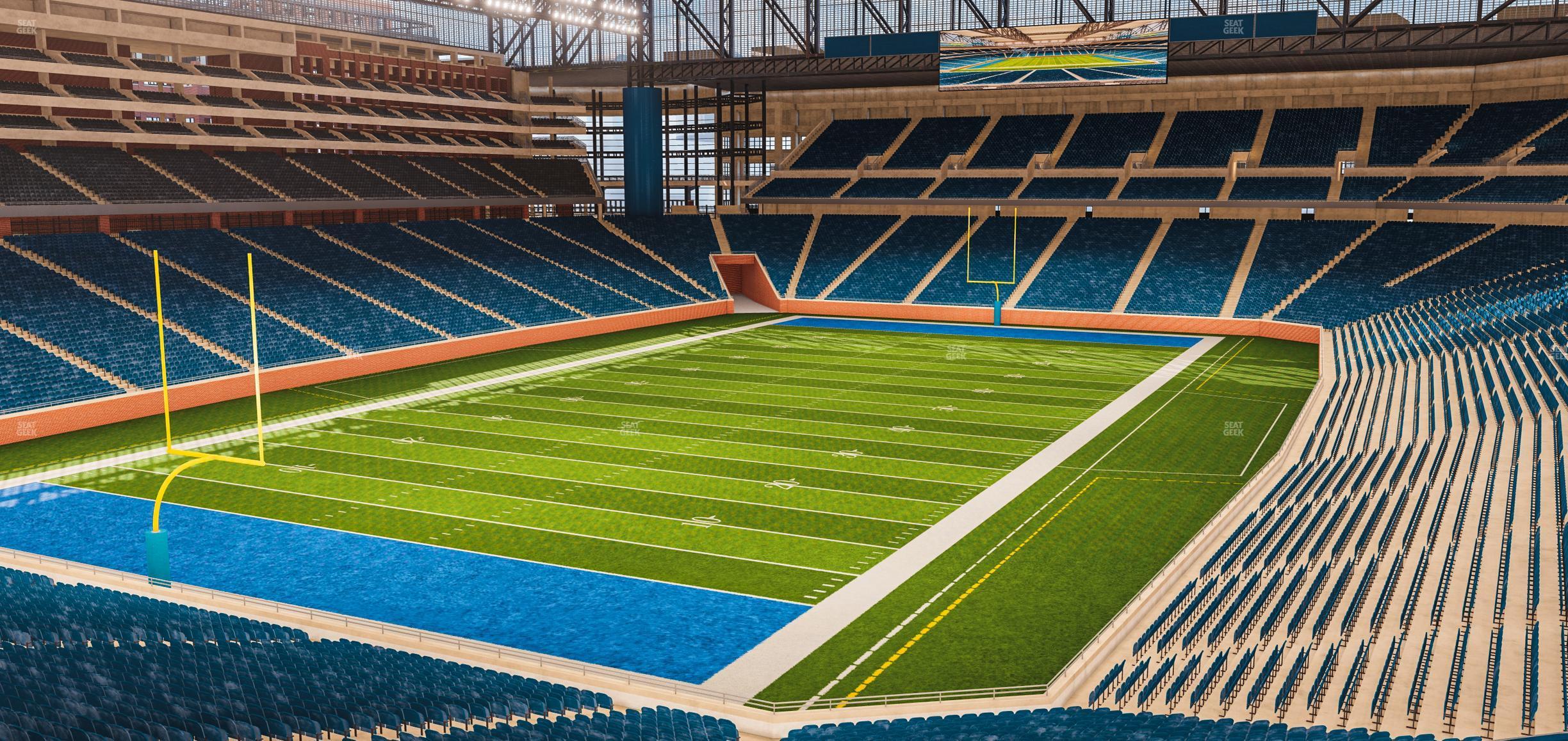 Seating view for Ford Field Section 222