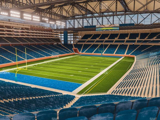 Seating view for Ford Field Section 222