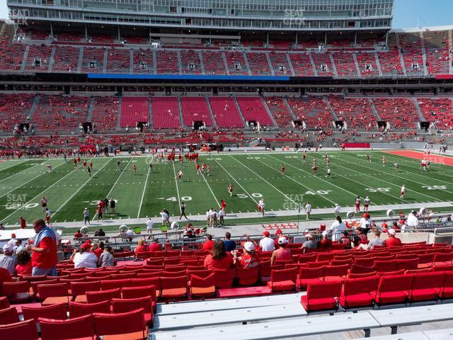 Seating view for Ohio Stadium Section 22 A