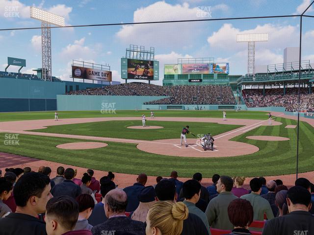 Seating view for Fenway Park Section Field Box 48