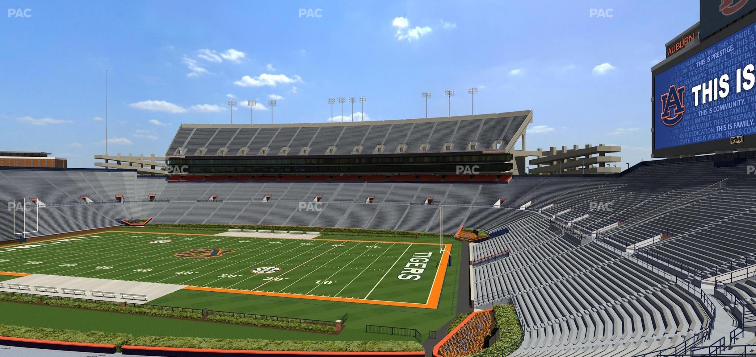 Seating view for Jordan-Hare Stadium Section 11