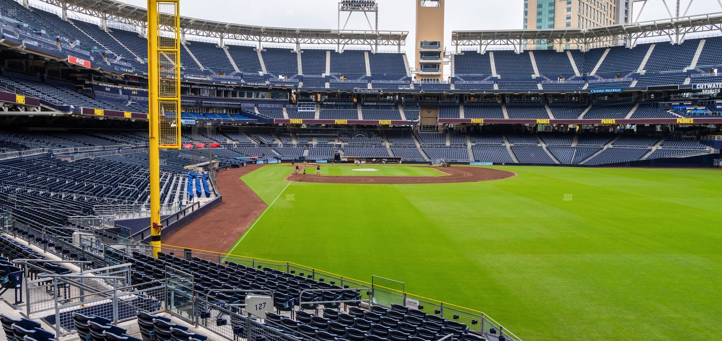 Seating view for Petco Park Section 129