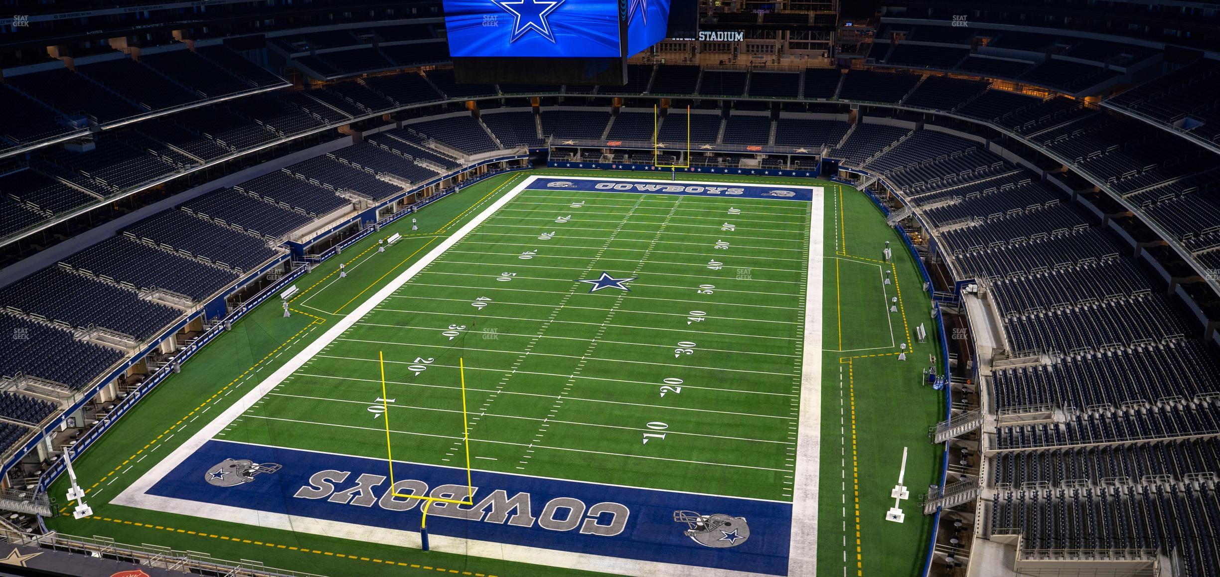 Seating view for AT&T Stadium Section 455