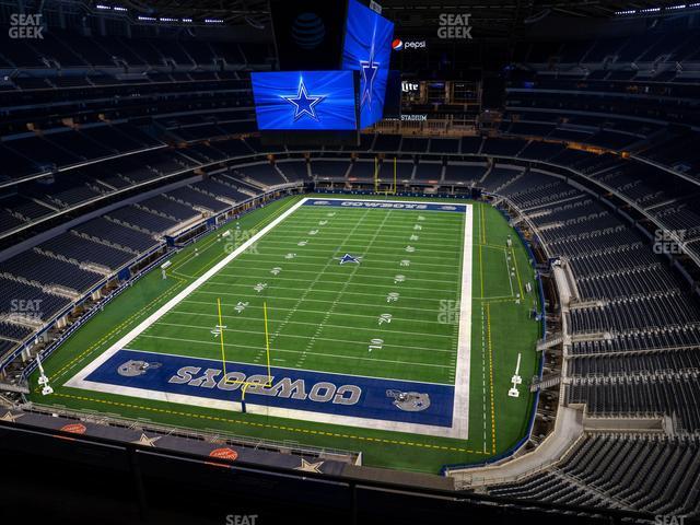 Seating view for AT&T Stadium Section 455