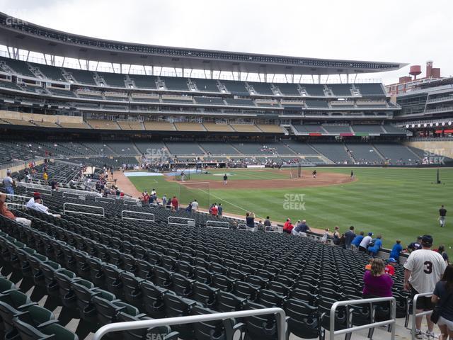 Seating view for Target Field Section 101