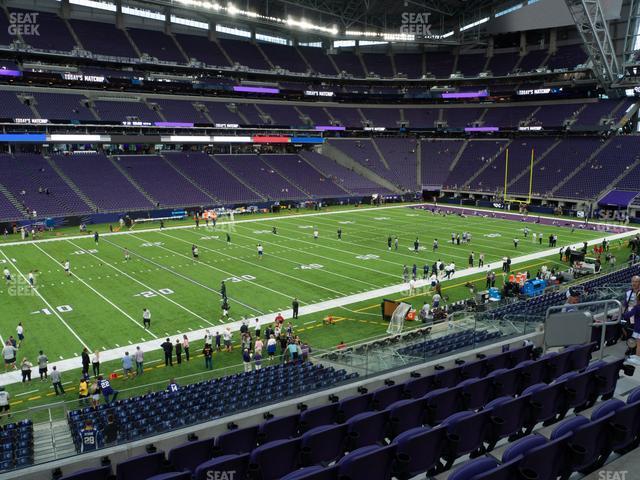 Seating view for U.S. Bank Stadium Section 133