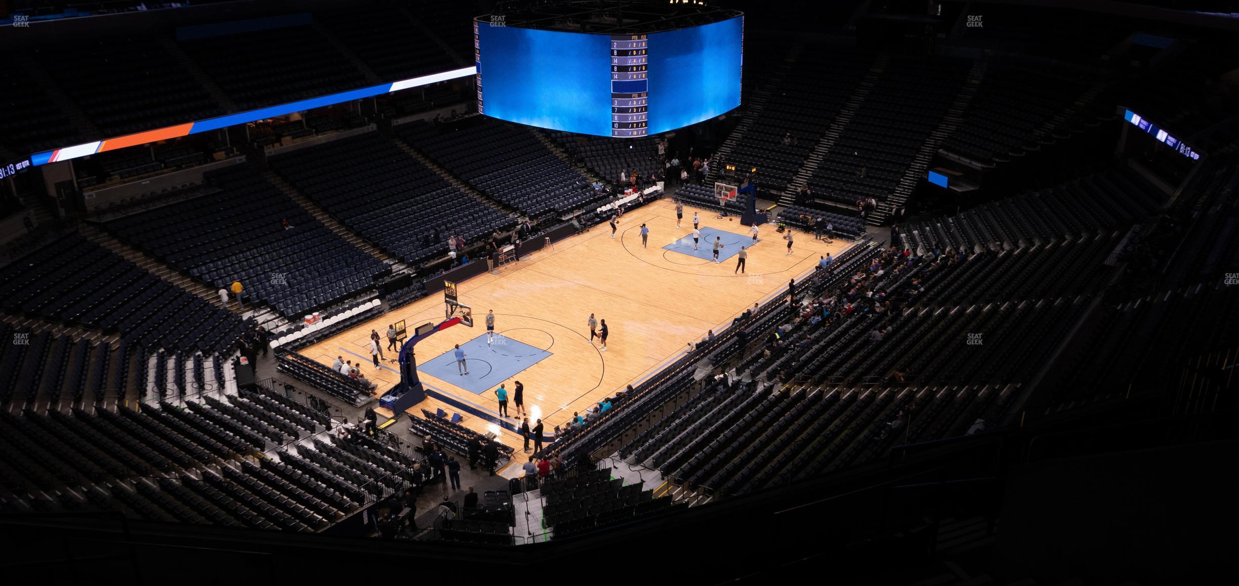 Seating view for FedExForum Section 220