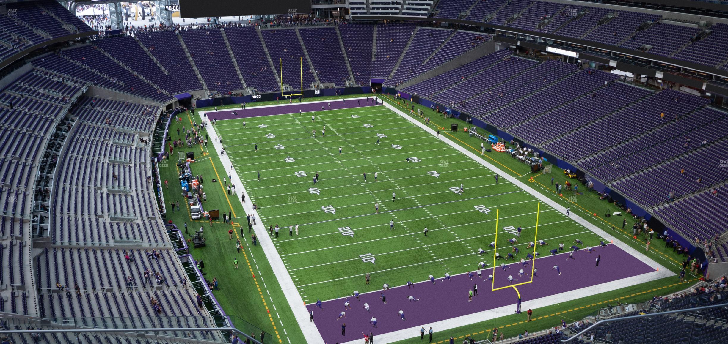 Seating view for U.S. Bank Stadium Section 330