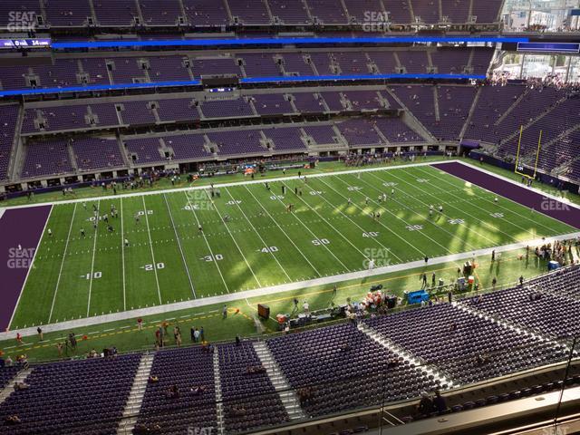 Seating view for U.S. Bank Stadium Section 314