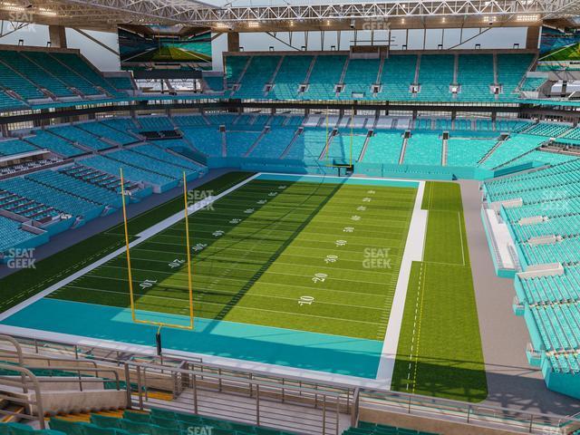 Seating view for Hard Rock Stadium Section 330