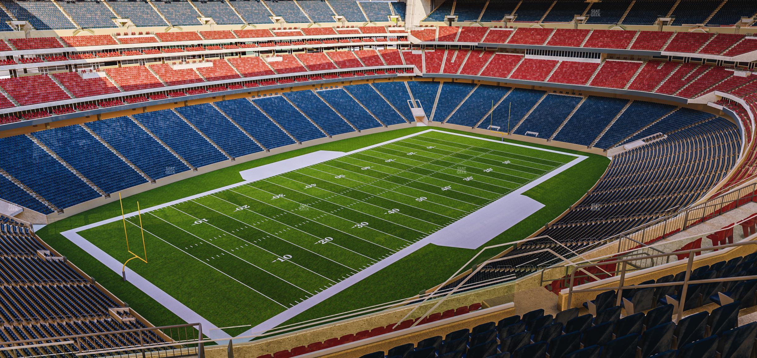 Seating view for NRG Stadium Section 641