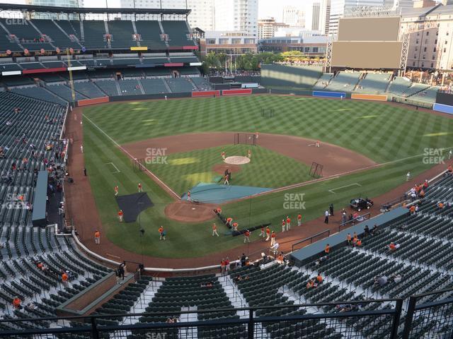 Seating view for Oriole Park at Camden Yards Section 332