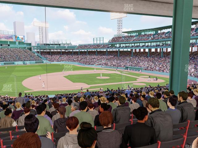 Seating view for Fenway Park Section Grandstand 27