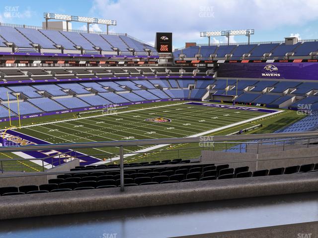 Seating view for M&T Bank Stadium Section Suite 370