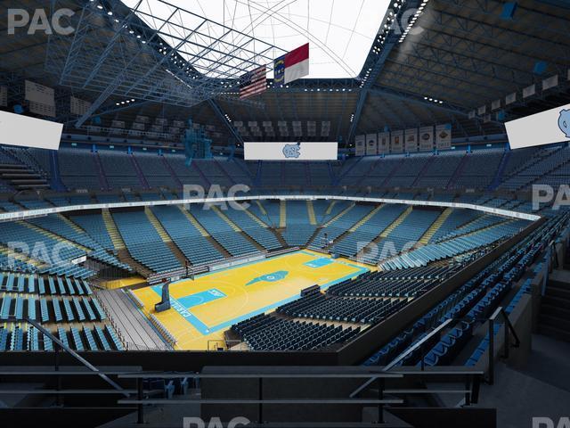 Seating view for Dean Smith Center Section 222