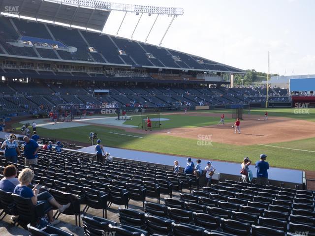 Seating view for Kauffman Stadium Section 139