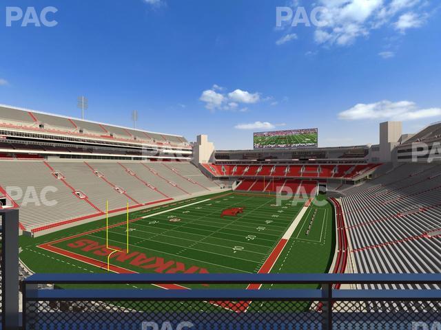 Seating view for Razorback Stadium Section Suite 19