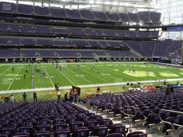 Seating view for U.S. Bank Stadium Section V 5