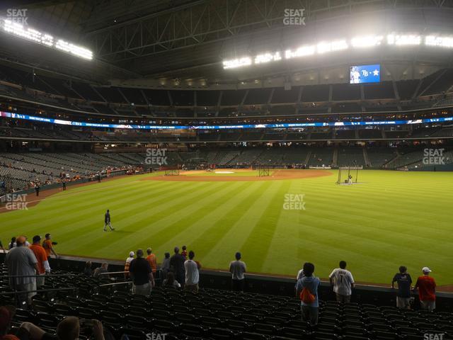 Seating view for Minute Maid Park Section 154