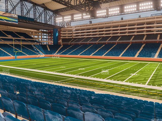 Seating view for Ford Field Section 130