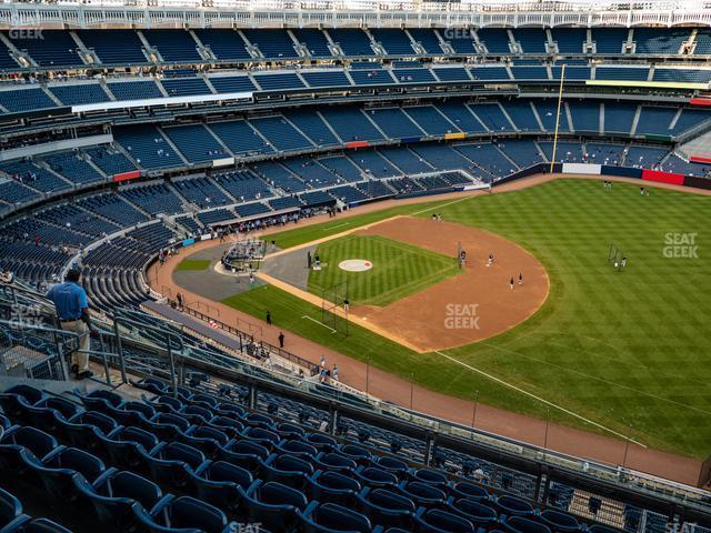 Seating view for Yankee Stadium Section Grandstand Level 412