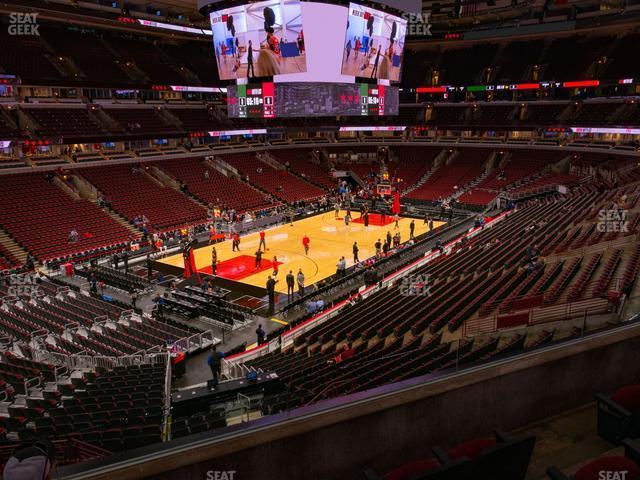 Seating view for United Center Section 222