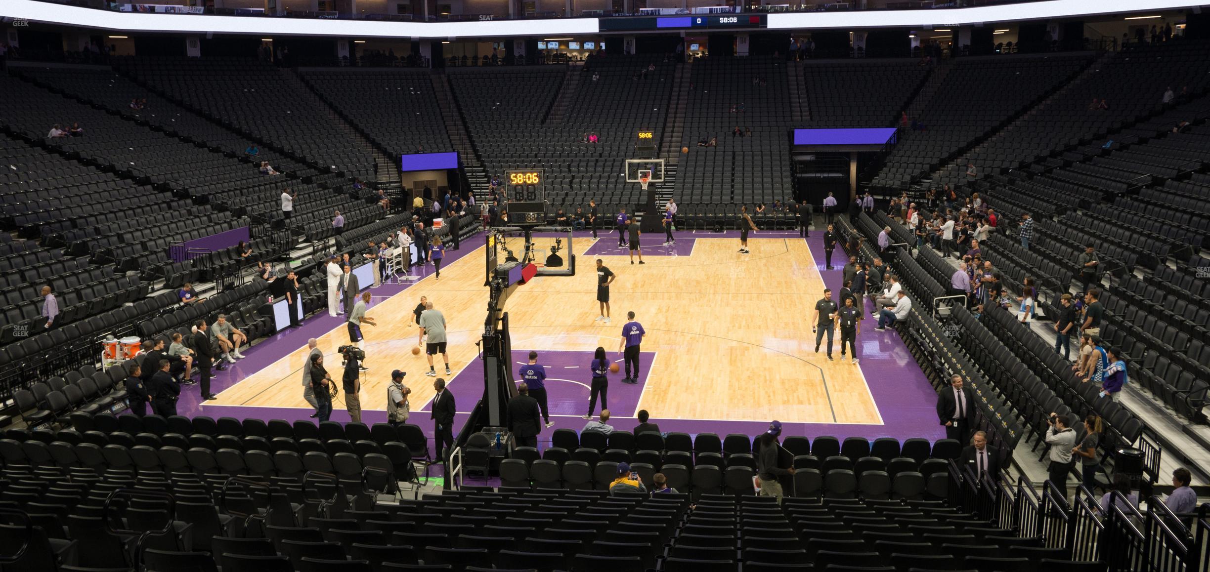 Seating view for Golden 1 Center Section 126