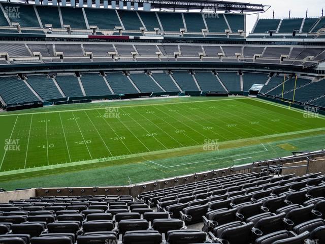 Seating view for Lincoln Financial Field Section C 38