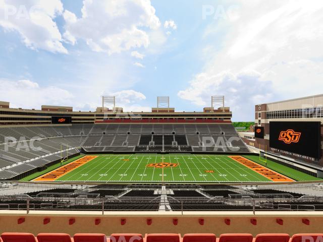 Seating view for Boone Pickens Stadium Section Club 508