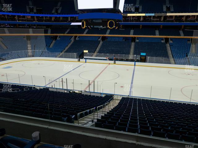 Seating view for KeyBank Center Section 217