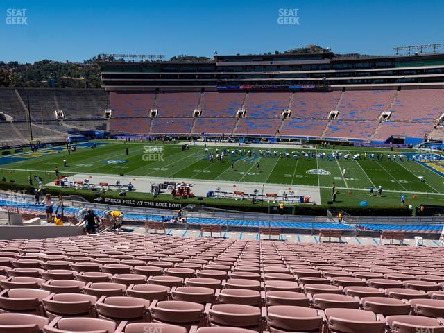 Seating view for Rose Bowl Stadium Section Upper 6