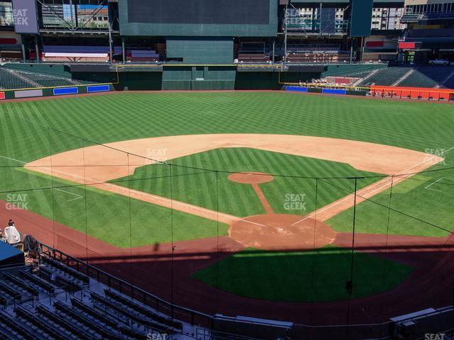 Seating view for Chase Field Section 210 F