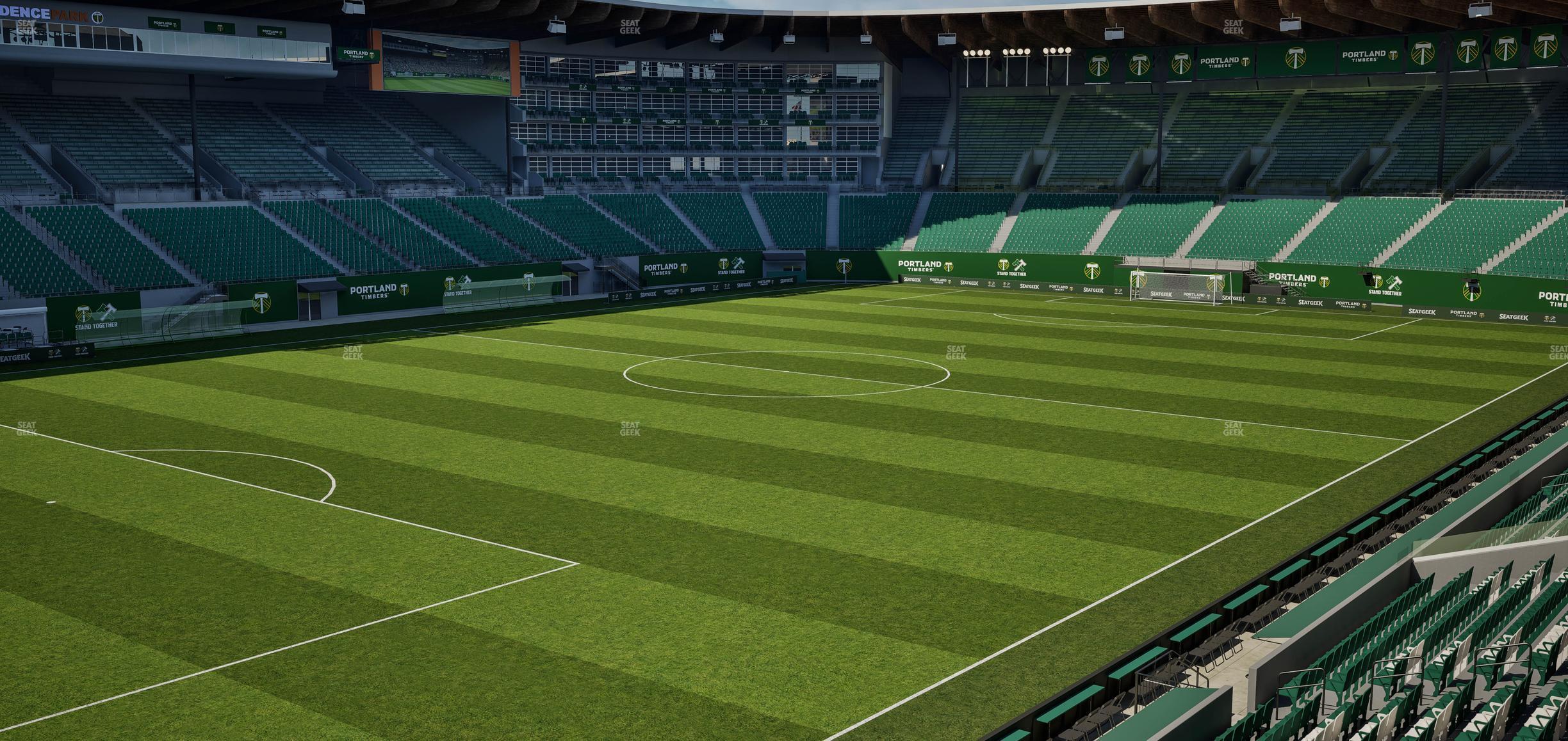 Seating view for Providence Park Section Loge 6