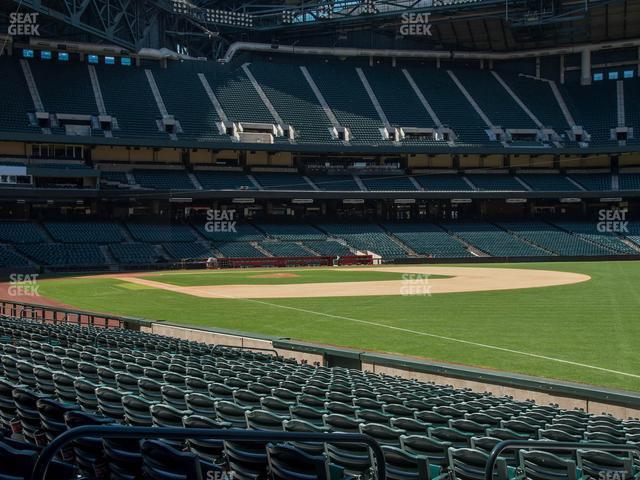 Seating view for Chase Field Section 110