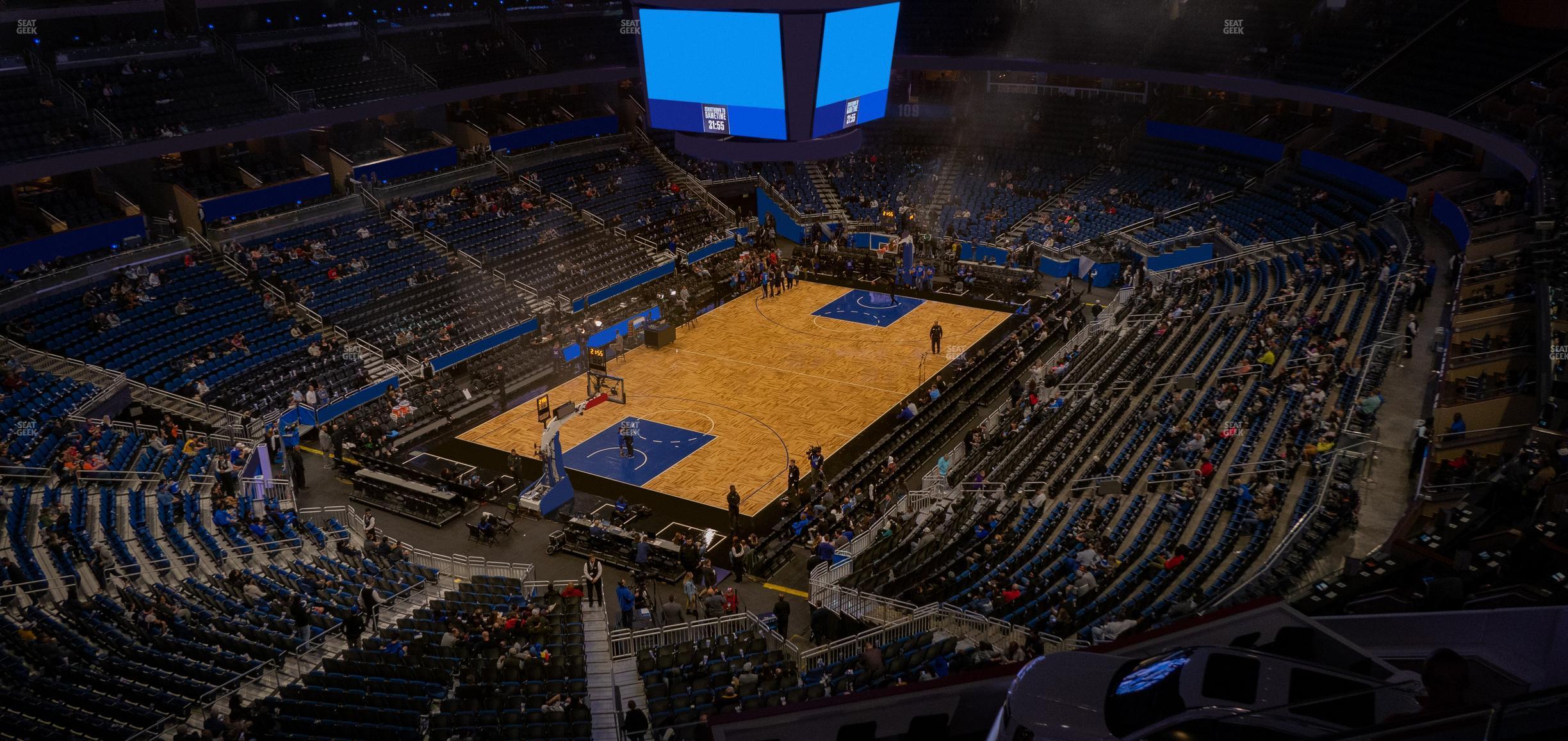 Seating view for Kia Center Section 230