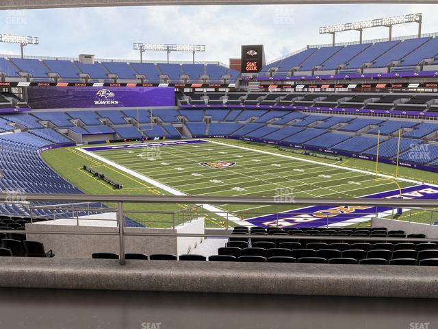 Seating view for M&T Bank Stadium Section Suite 302