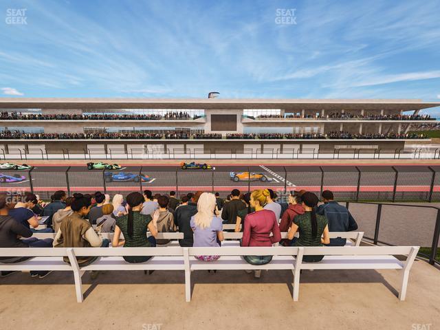 Seating view for Circuit of The Americas Section Main Grandstand Loge 23 D