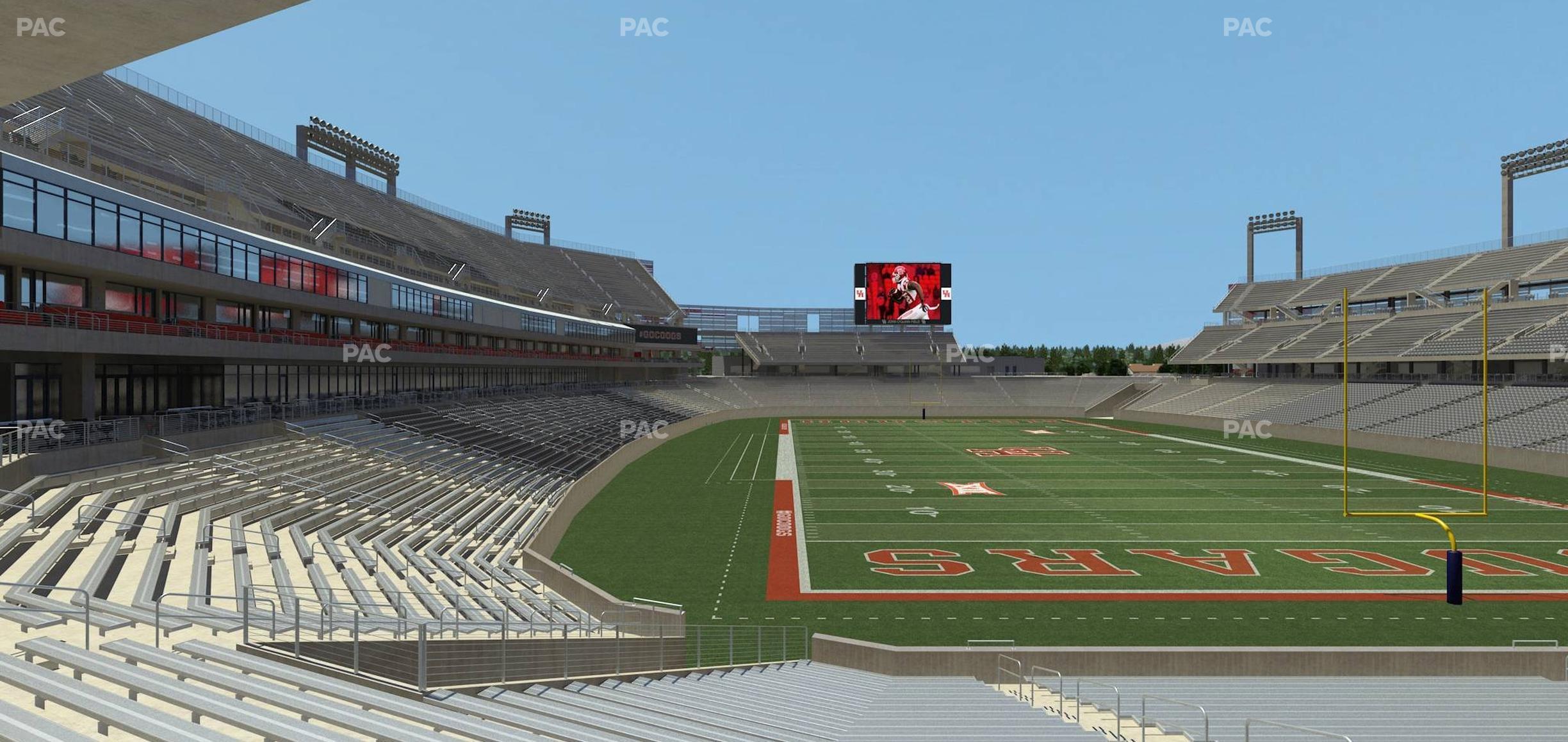 Seating view for TDECU Stadium Section 140